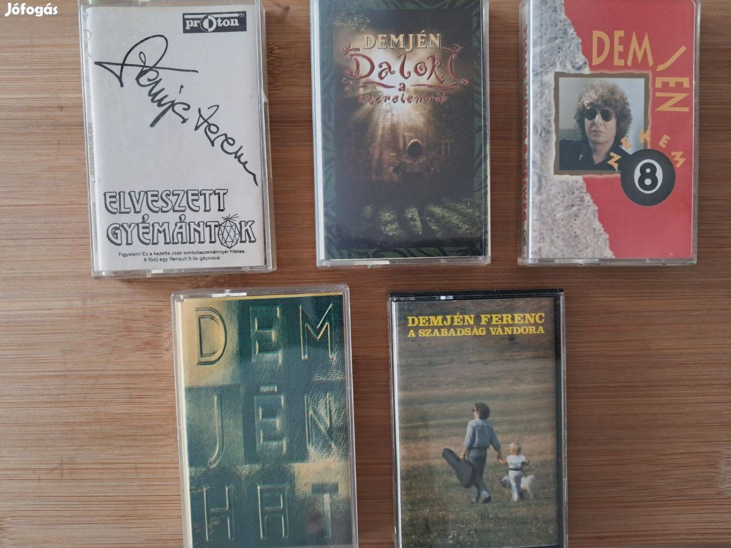 Demjén magnó kazetták 5 db egyben