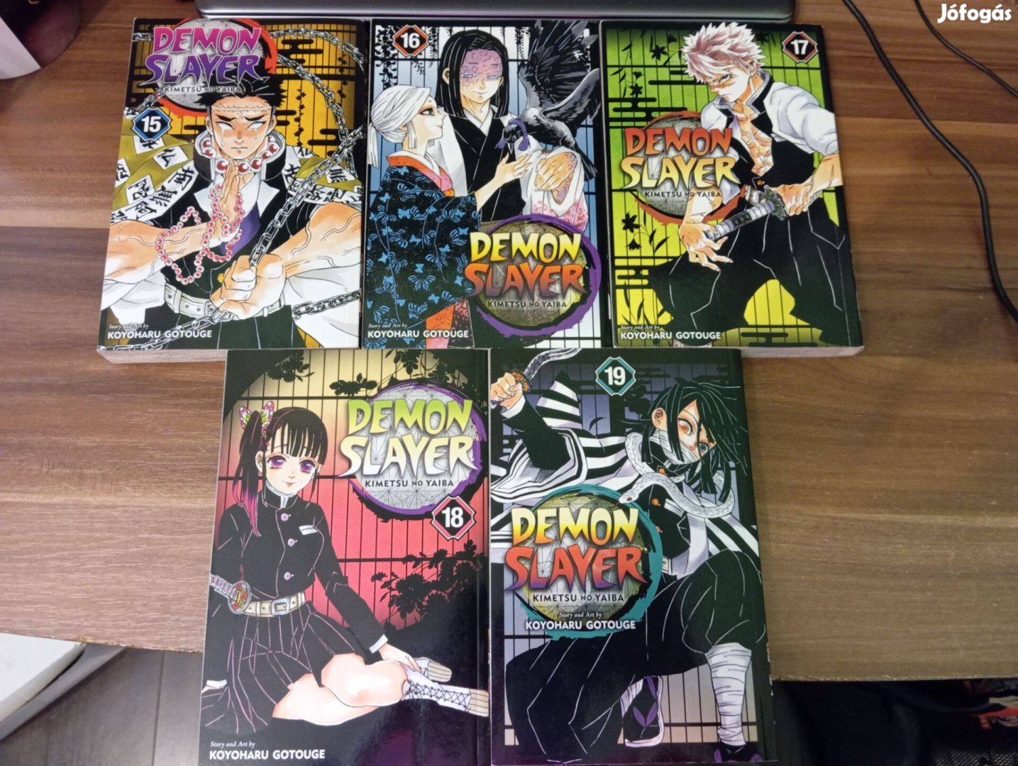 Demon Slayer manga volume 15-19