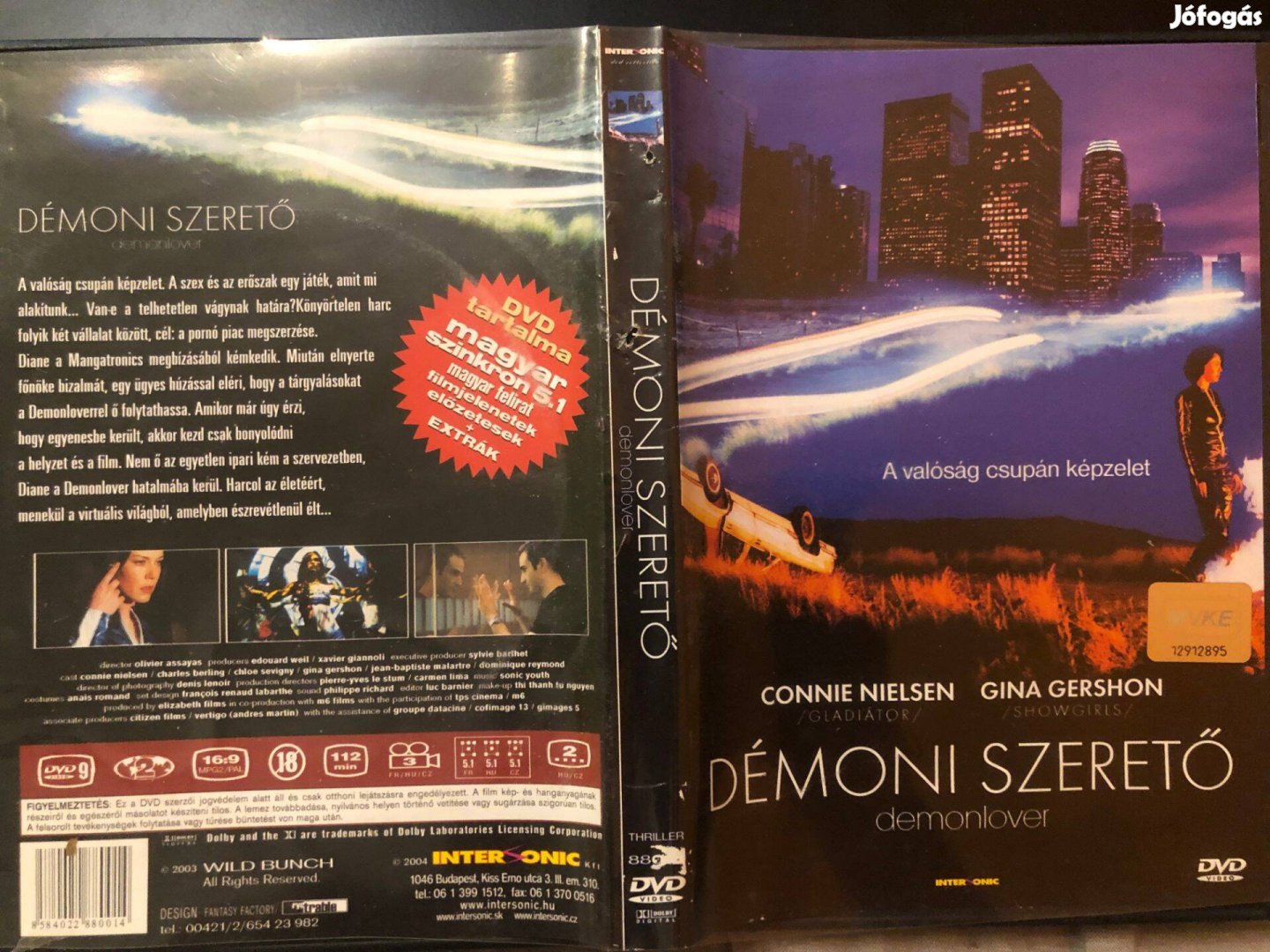 Démoni szerető (karcmentes, ritkaság, Connie Nielsen) DVD