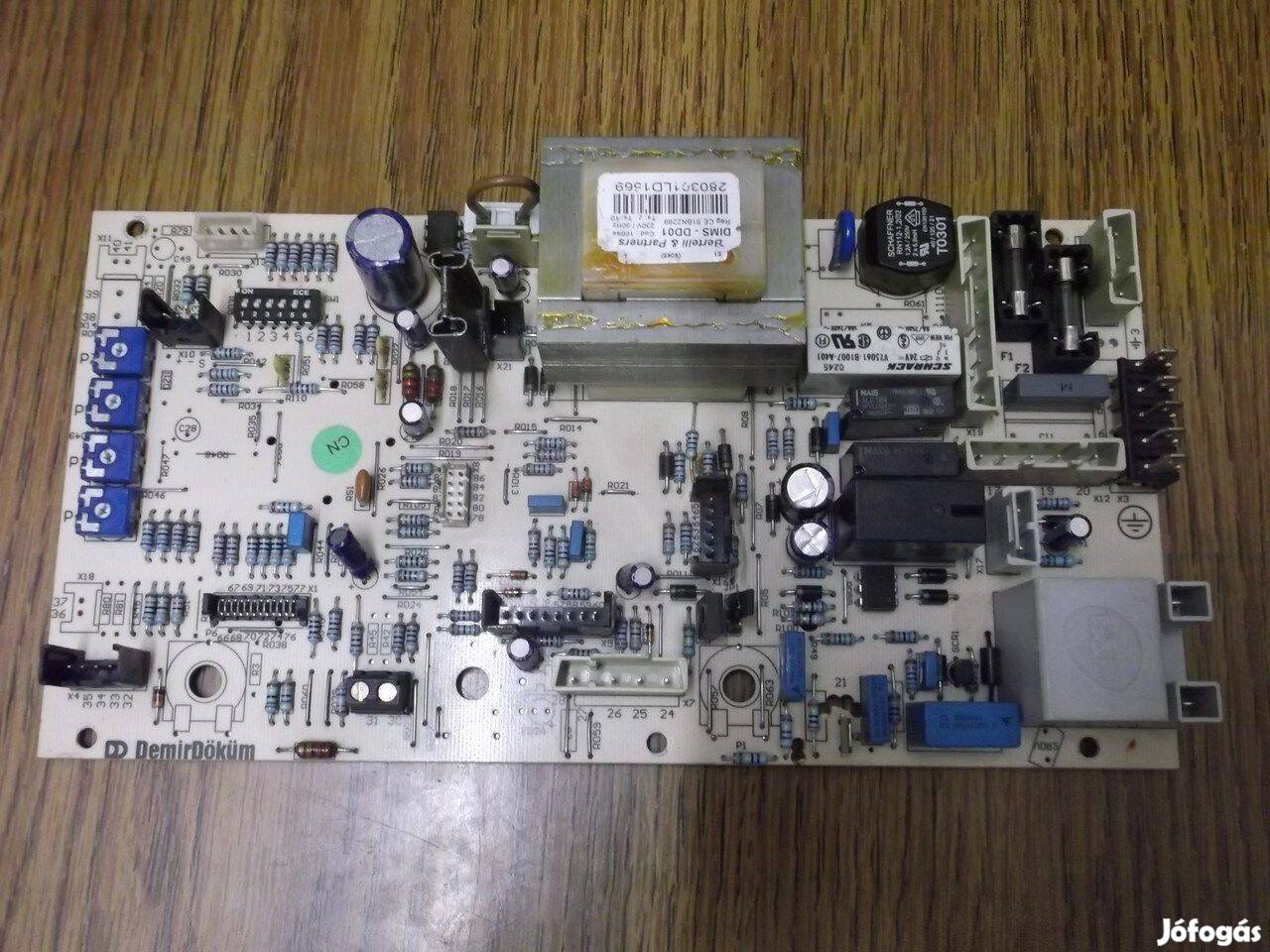 Demrad gázkazán vezérlőpanel elektronika solaris