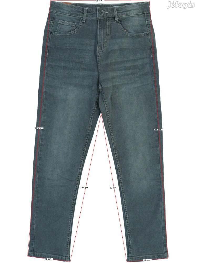 Denim365 Új (címkés) Fiú Farmernadrág (Méret: 158)