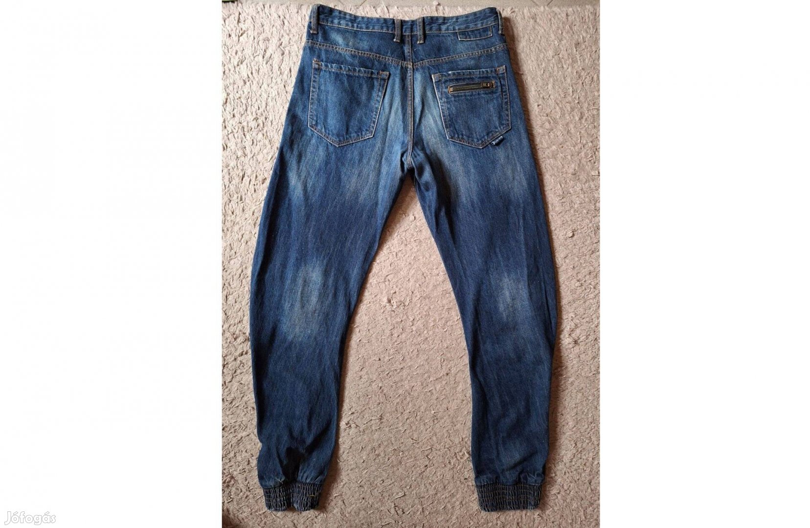 Denim Co férfi,kék, gombos farmer.W32 L30 méretű