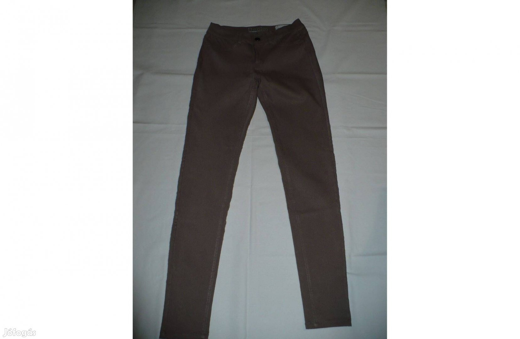 Denim női barna nadrág, 38-as méret