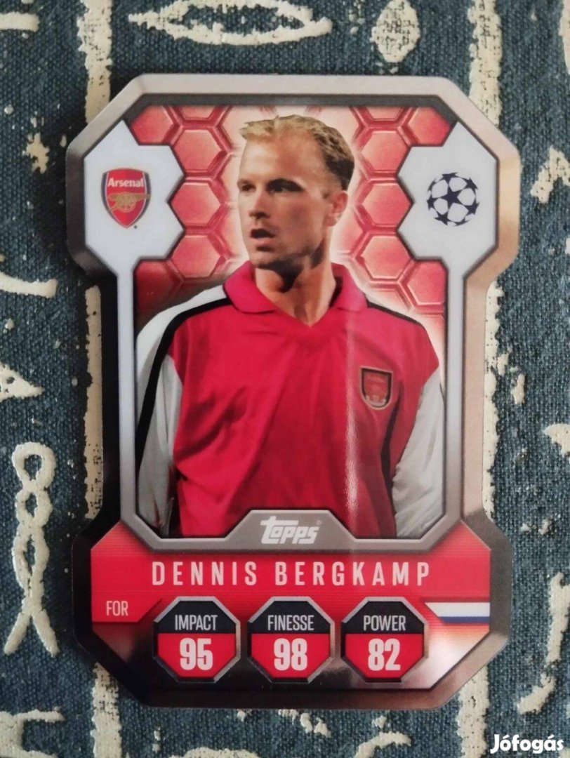 Dennis Bergkamp (Arsenal) Shield Pajzs Bajnokok Ligája 2024/25 kártya