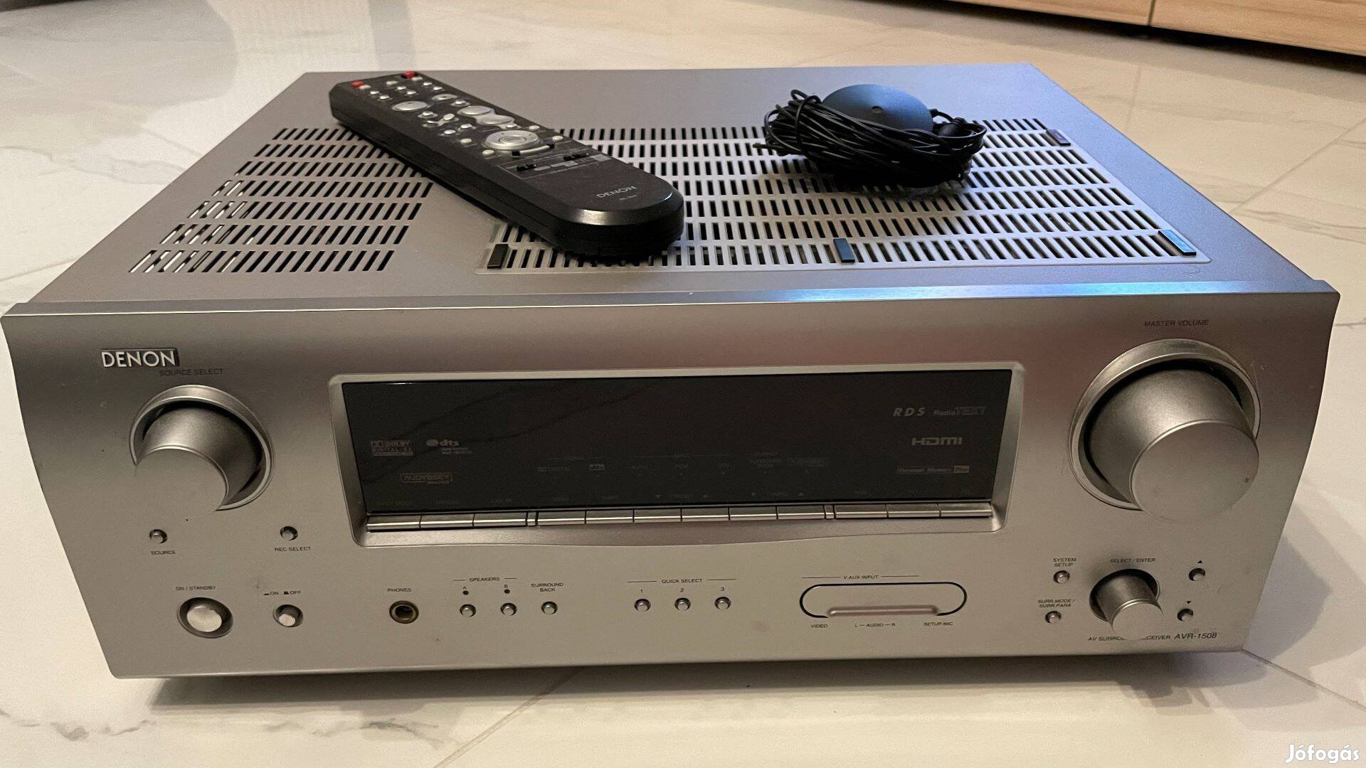 Denon AVR-1508 7.1 csatornás házimozi erősítő