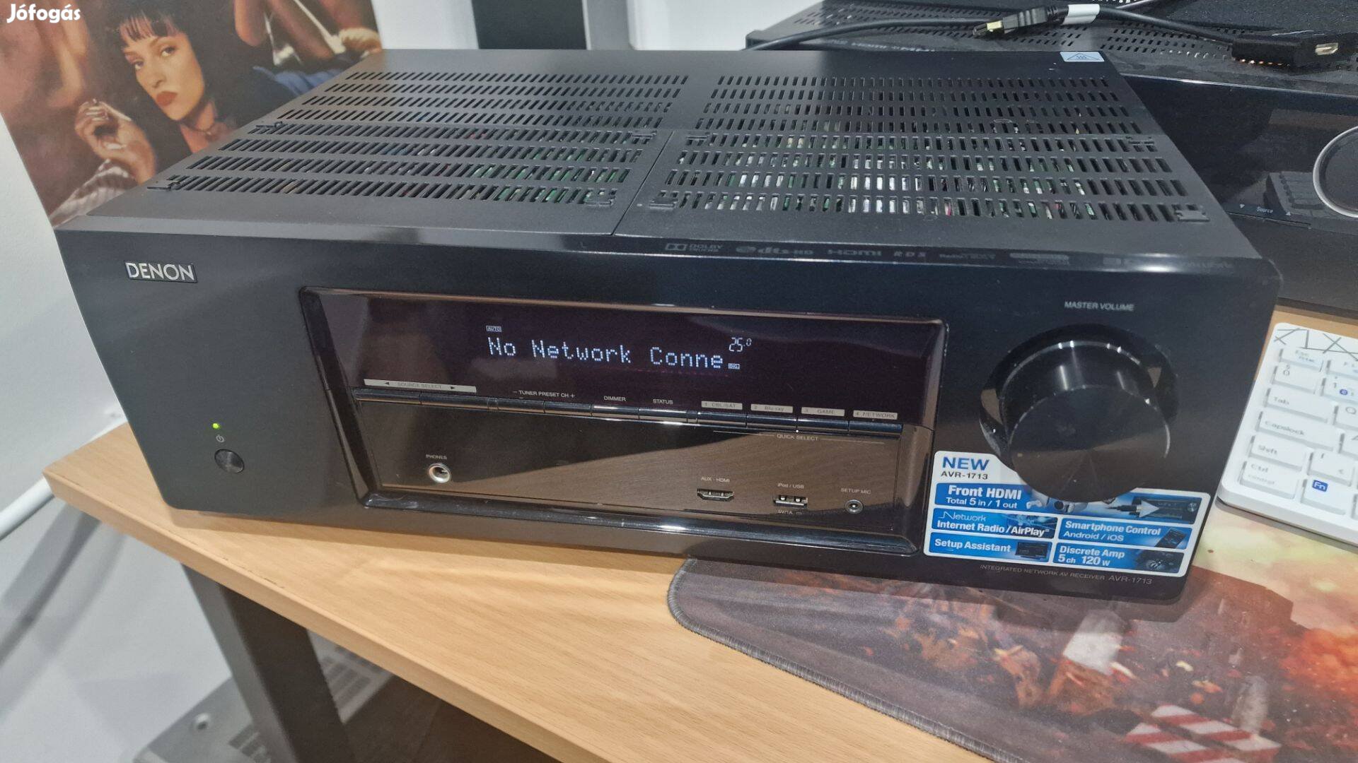 Denon AVR-1713 házimozi erősítő, hibás