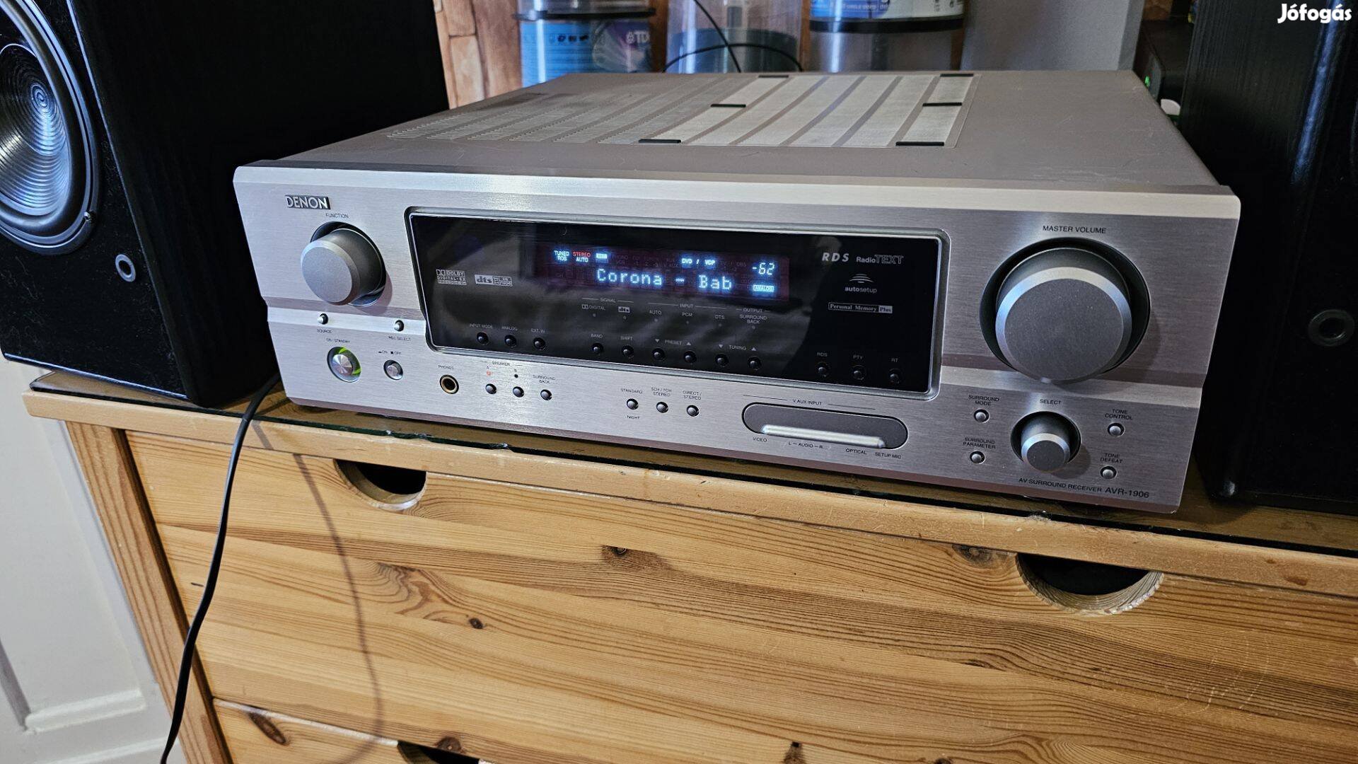 Denon AVR 1906 RDS Text 4 Optikai+RCA Analóg IN OUT!