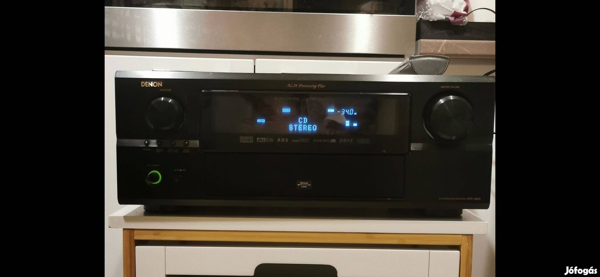 Denon AVR-3805 7.1 házomozi receiver erősítő