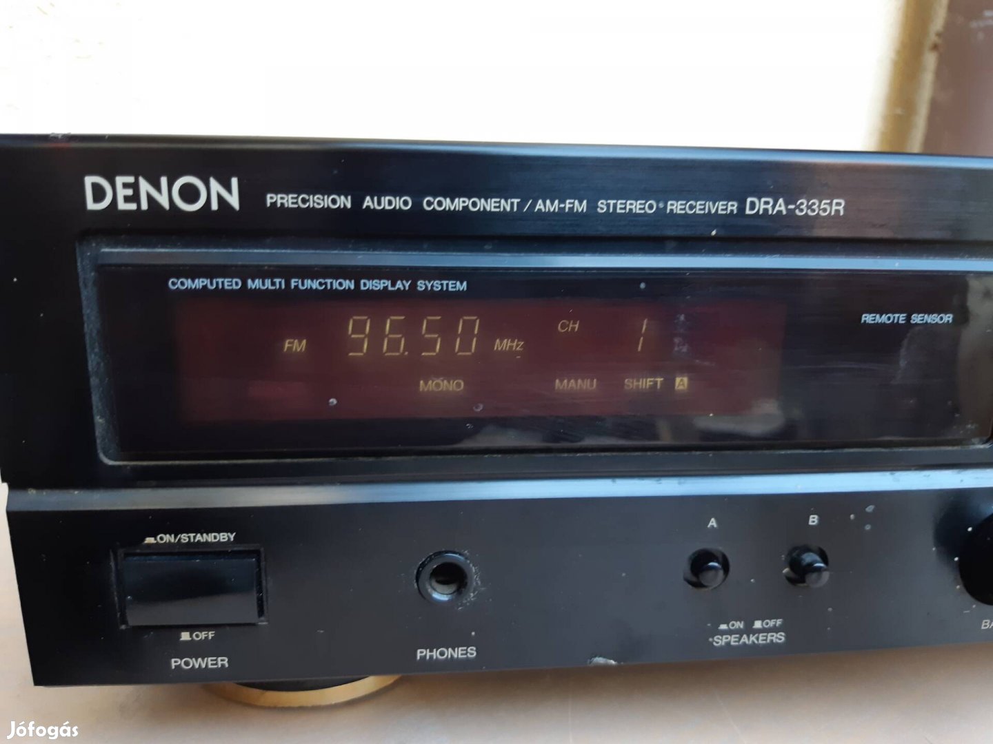 Denon AVR-600 RD, Rádió erősítő!