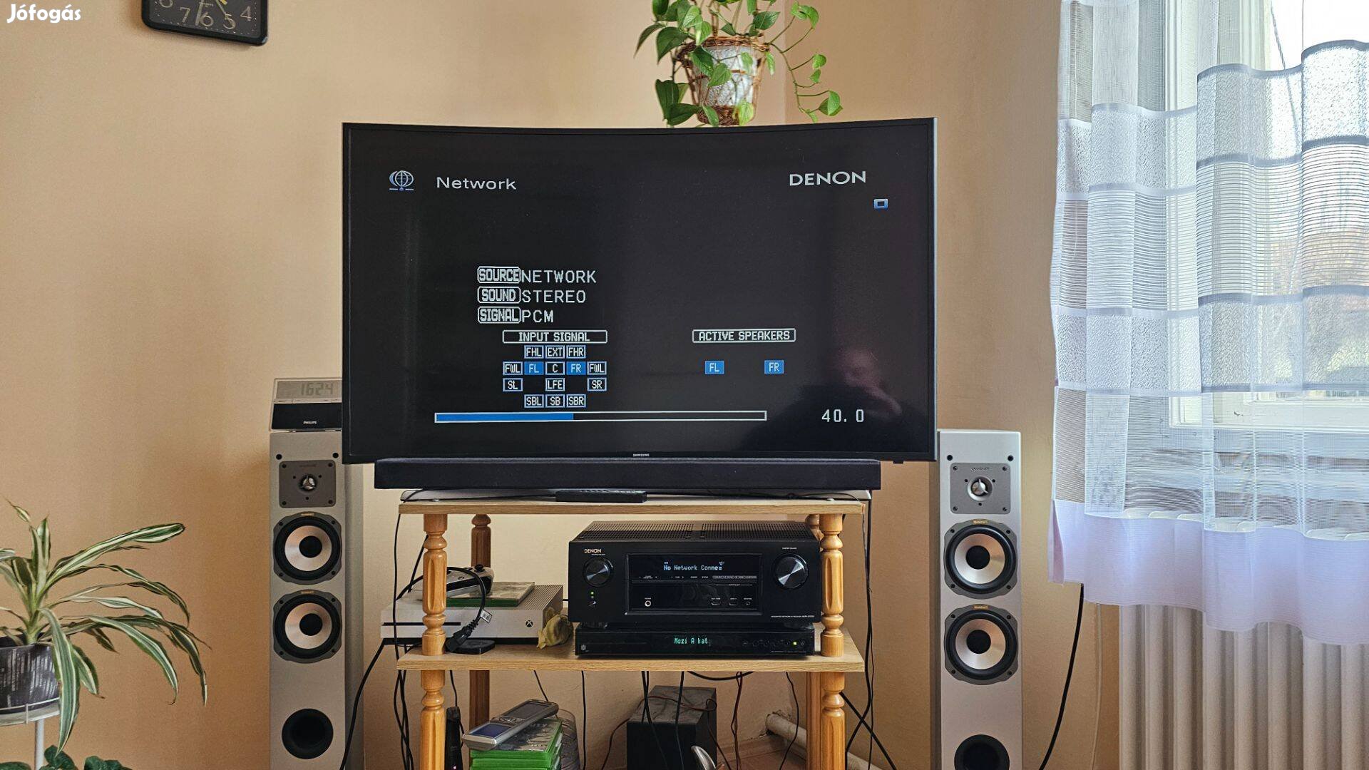 Denon AVR X1000 Hálózati Lejátszós RDS Text USB