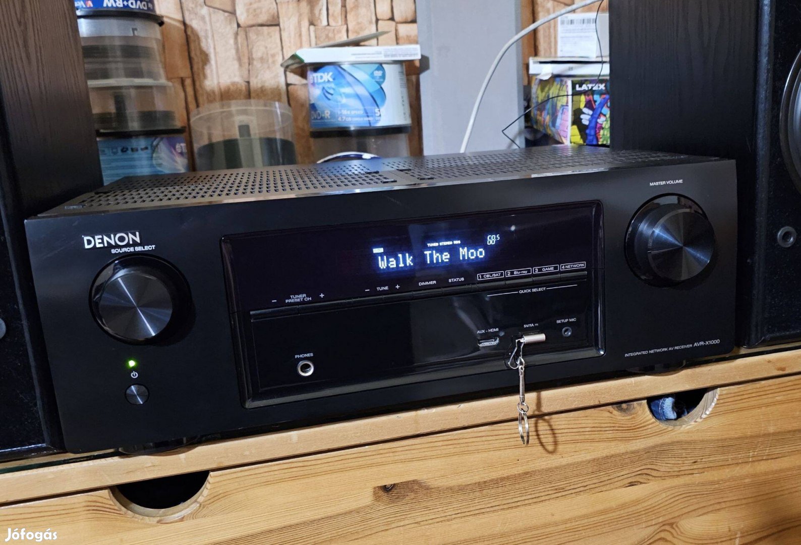 Denon AVR X1000 Hálózati Lejátszós RDS Text USB