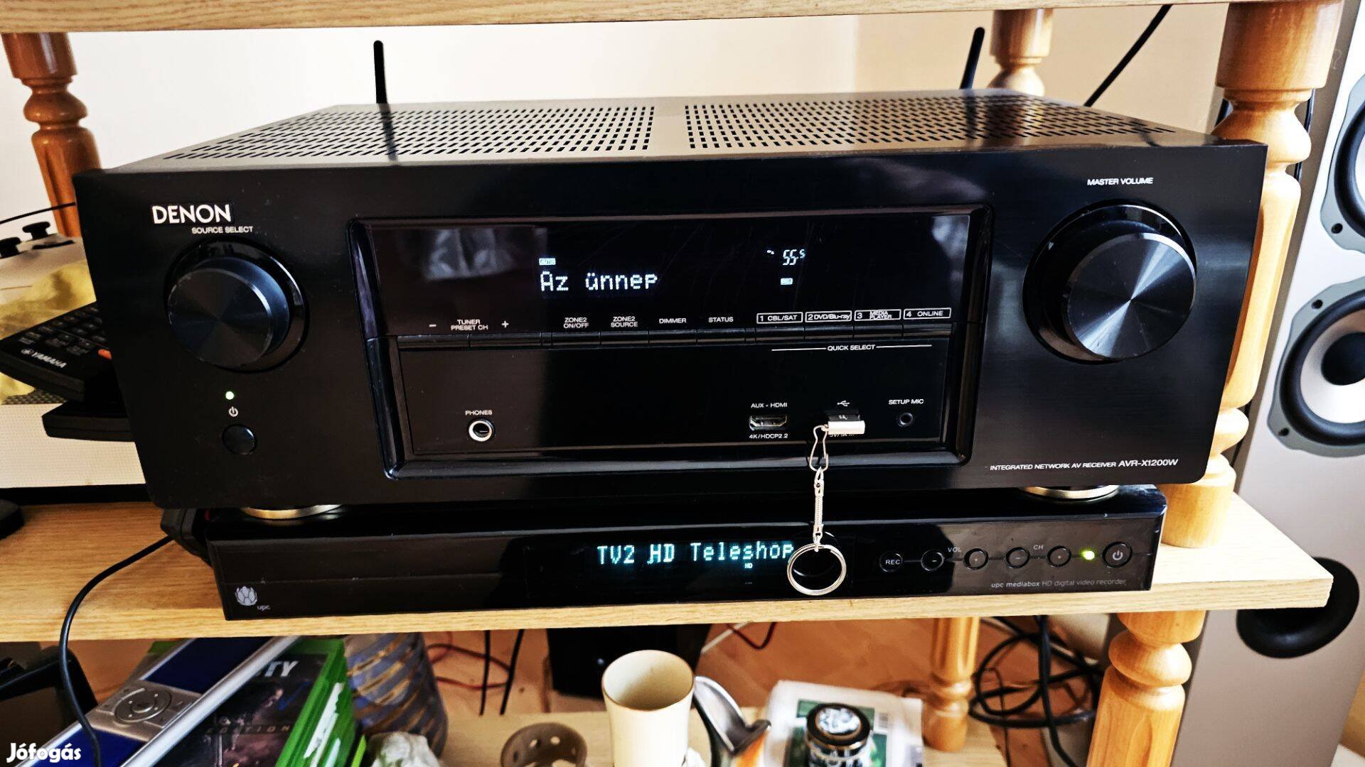 Denon AVR X1200W Hálózati Lejátszós WI FI-LAN !