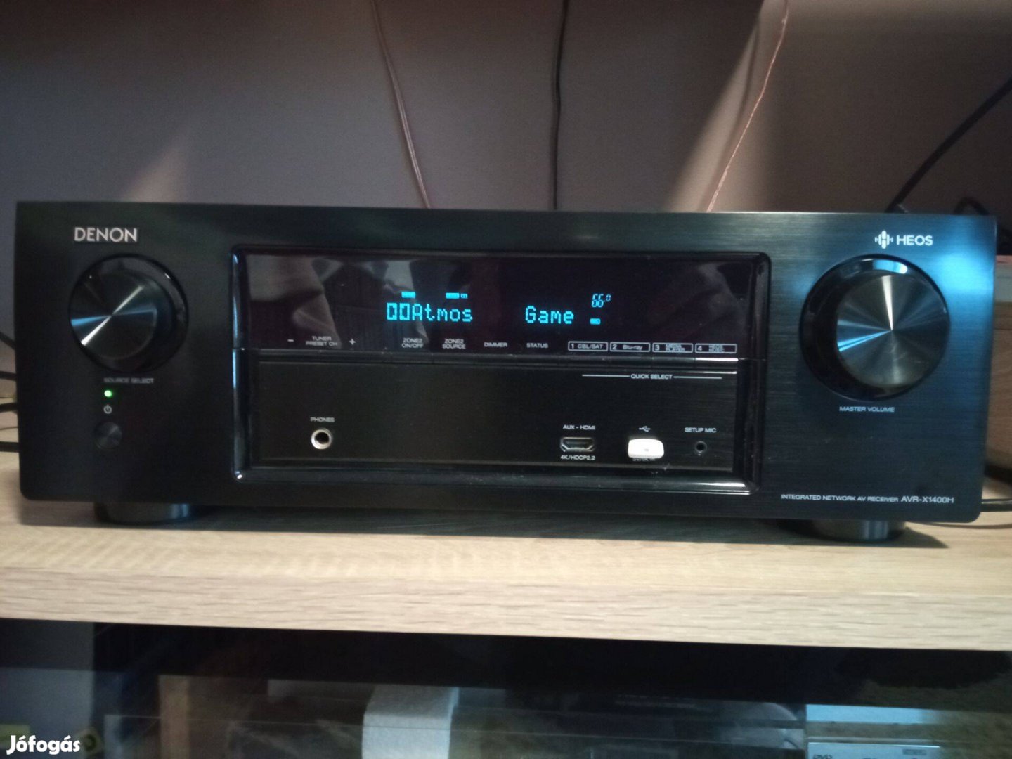 Denon AVR-X1400H 4K Atmos 7.1 Heos