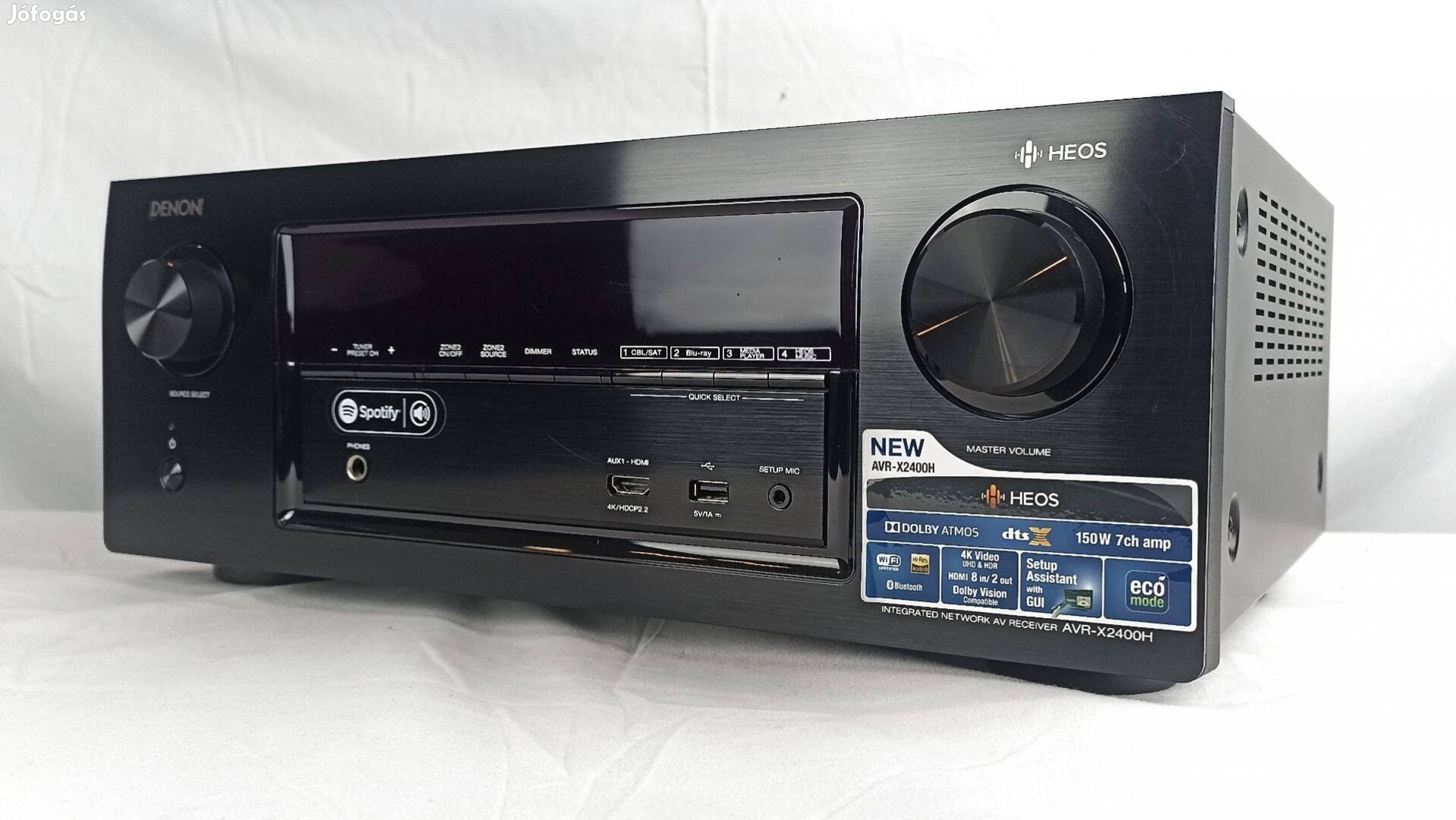 Denon AVR-X2400H 7.2 , Atmos, 4K, Wifi, Bluetooth, DSD