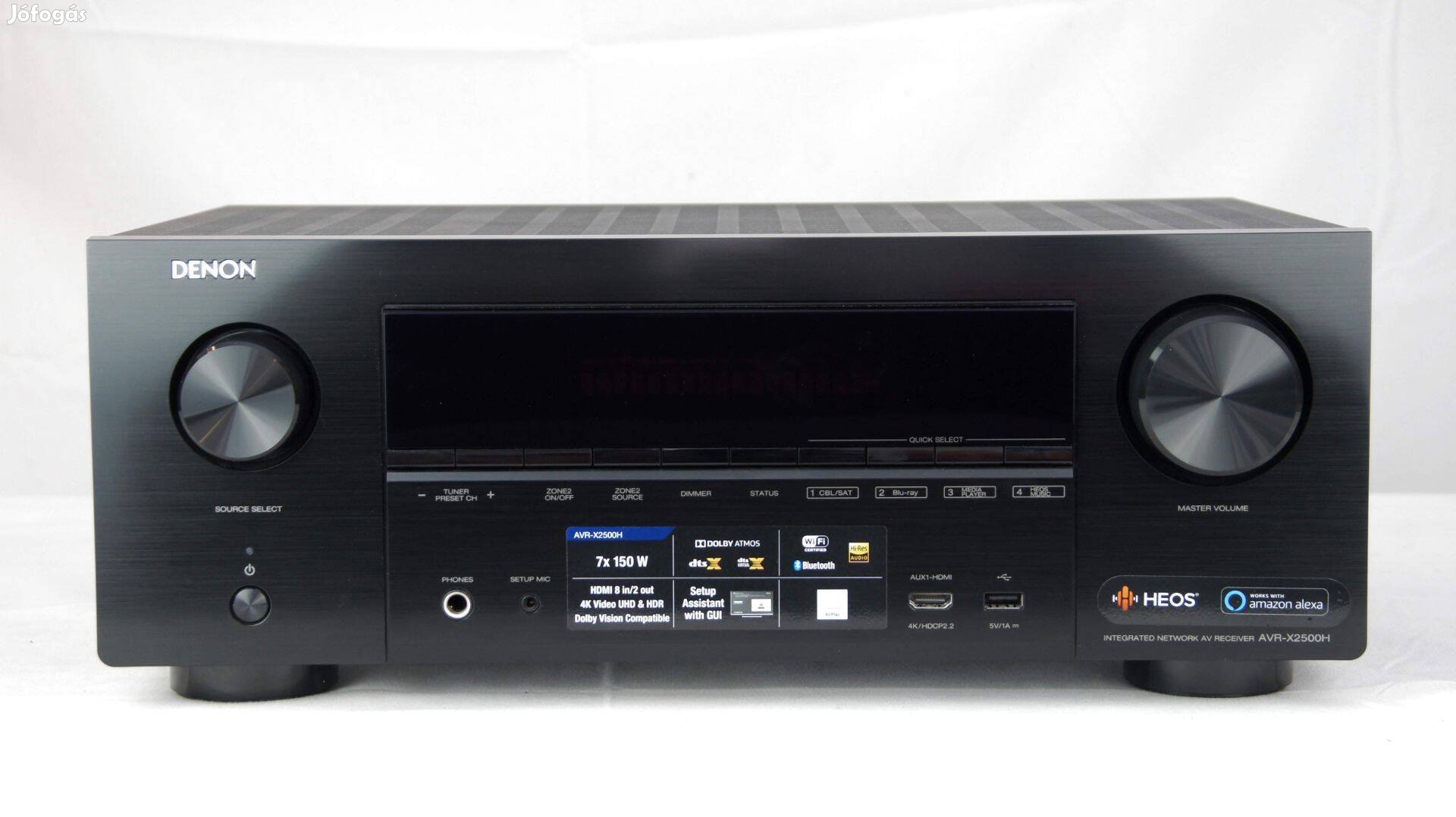 Denon AVR-X2500H (7.2), 4K, Atmos, HDR10, Phono, Wifi
