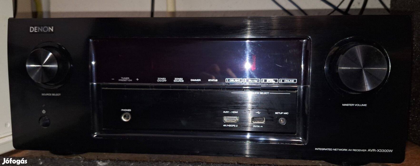 Denon AVR-X3300 házimozi erősitő