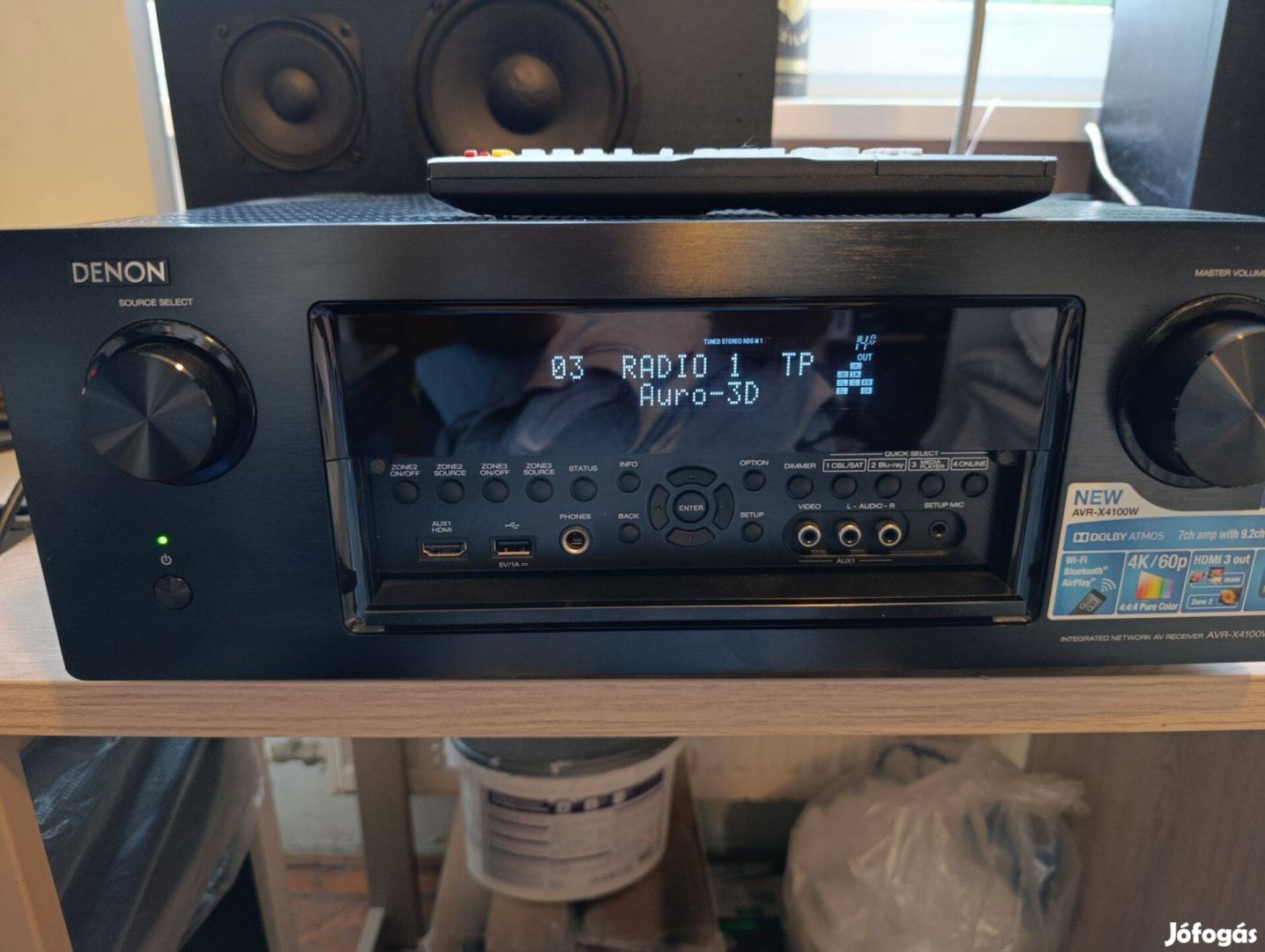 Denon AVR -X 4100W házimozi erősítő távval Dobozában.Hibával!)