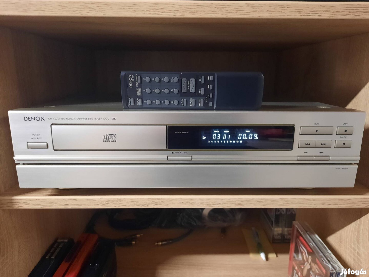 Denon DCD-1290-Es cd lejátszó távirányítóval 