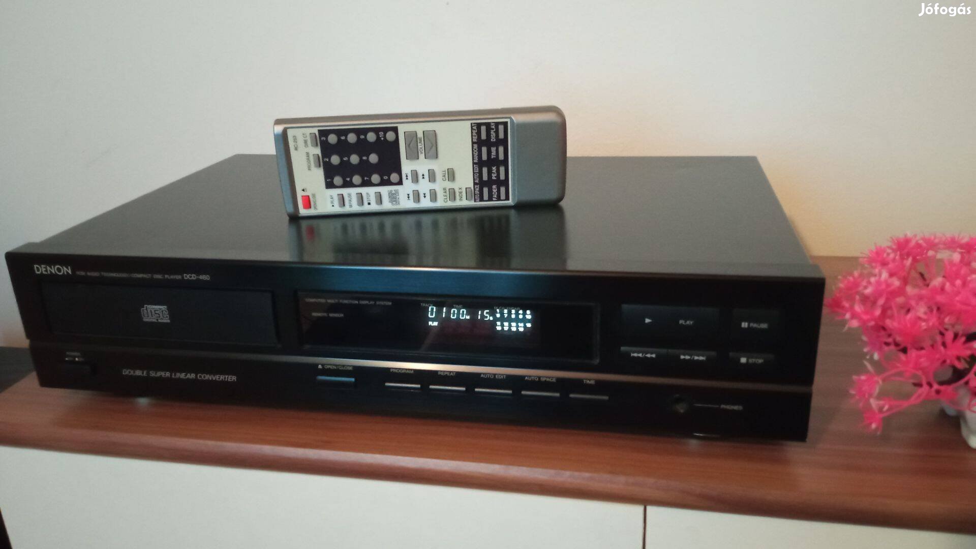 Denon DCD-460 CD lejátszó távszabályzóval