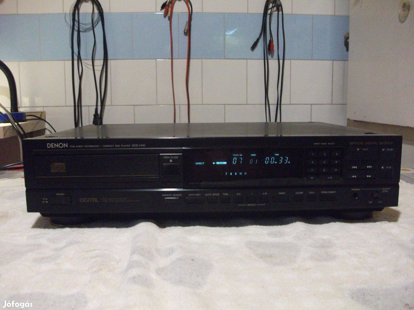 Denon DCD - 1400 CD lejátszó távirányítóval - hibátlan olvasás