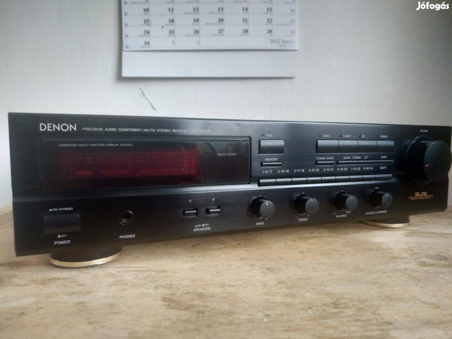 Denon DRA-345R receiver rádiós erősítő