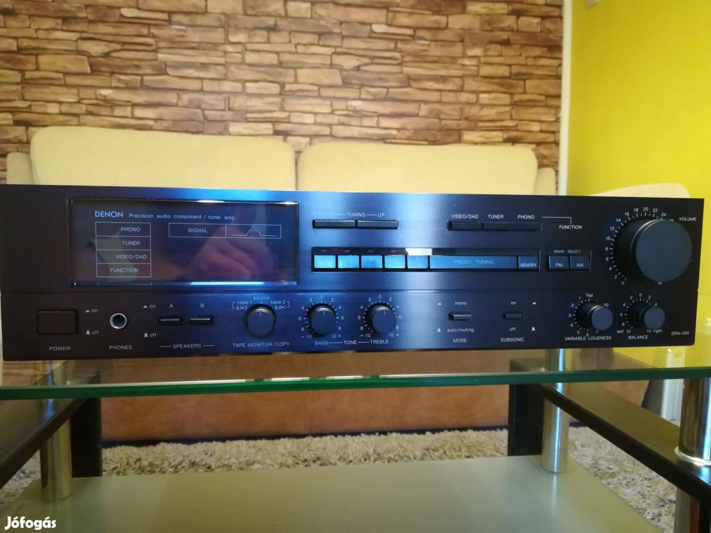 Denon DRA-350 sztereó Rádiós erősítő