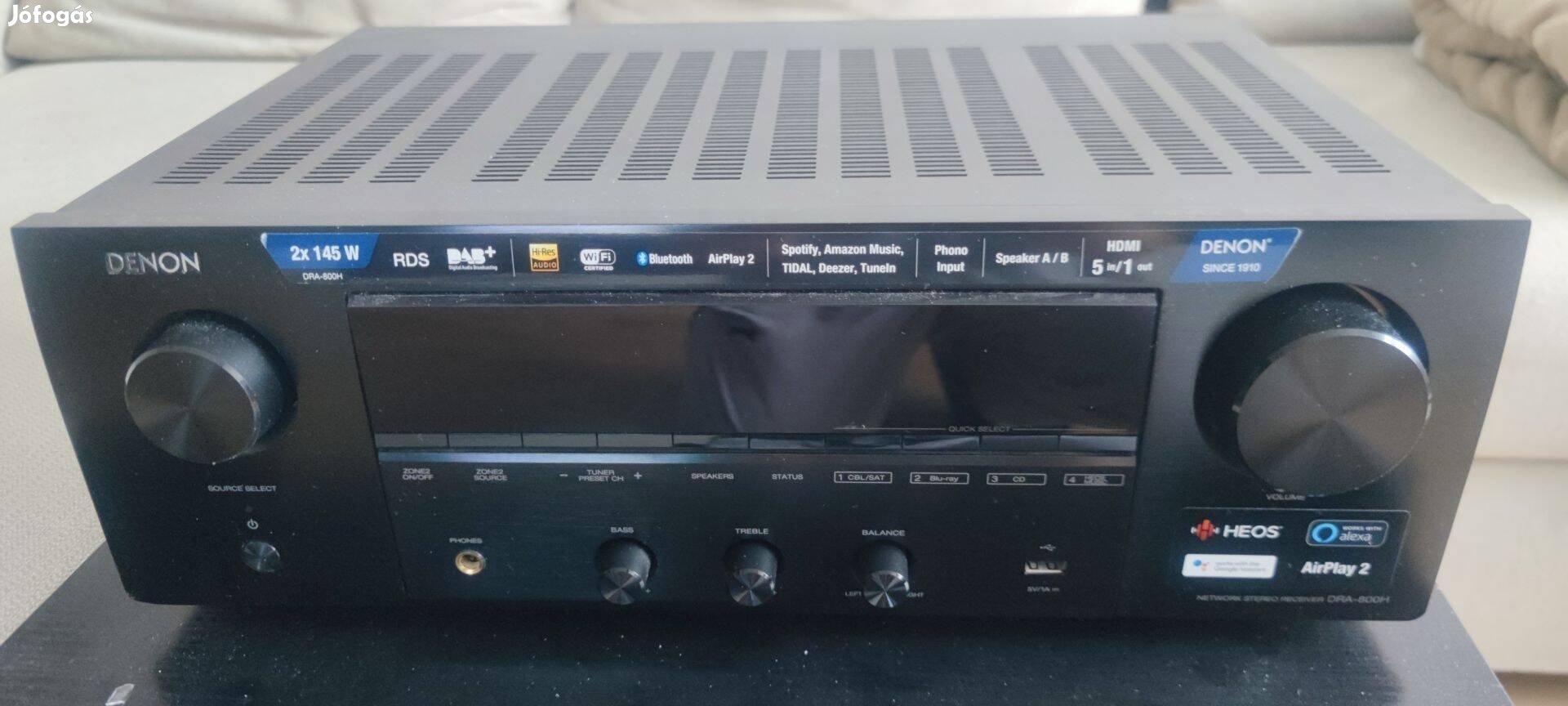 Denon DRA-800H sztereó, hálózati erősítő