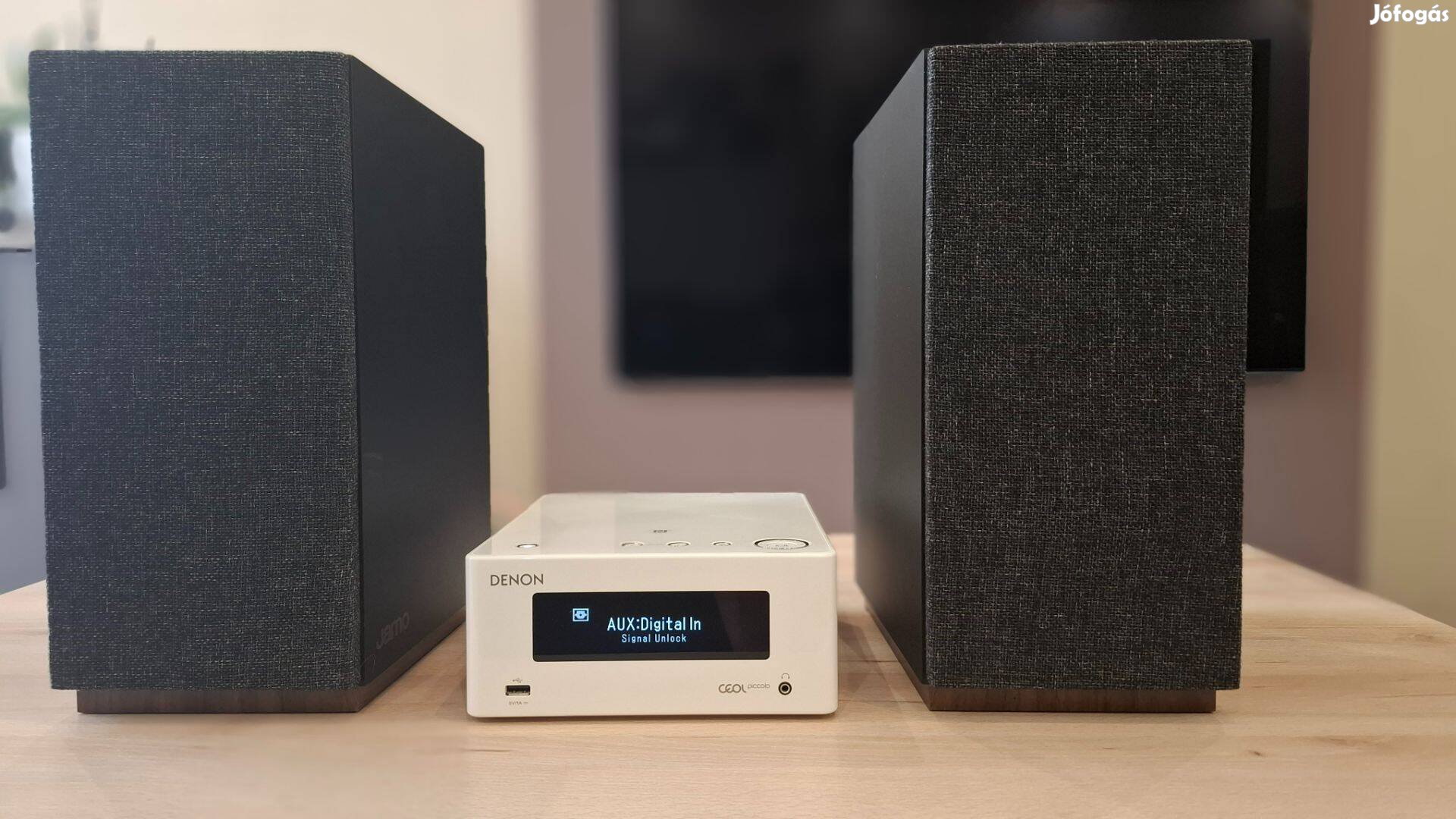 Denon DRA-N4 hálózati lejátszó,erősítő, Hi-Fi + Jamo S803 hagfal