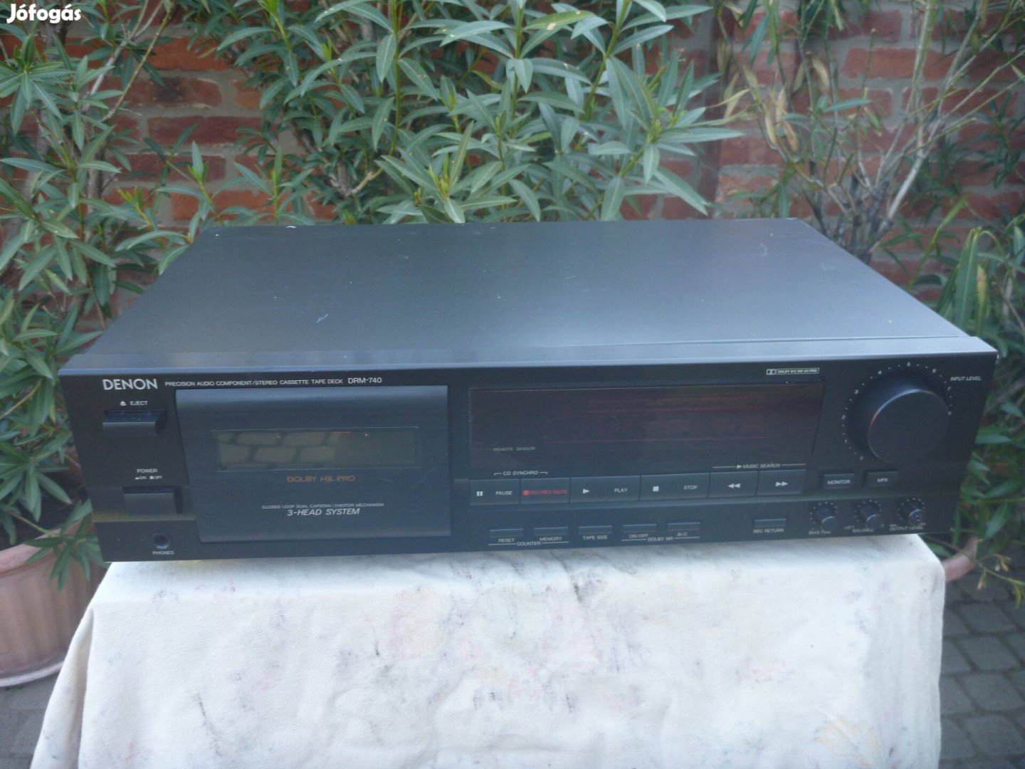 Denon DRM-740 3 fejes Dual Capstan deck