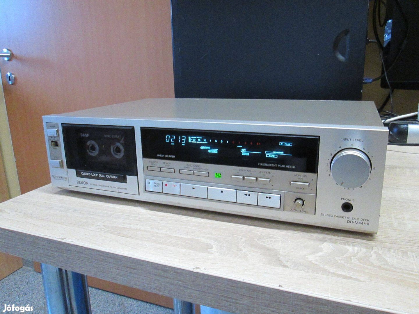 Denon DR-M44HX kazettás deck, 3 head, dual capstan