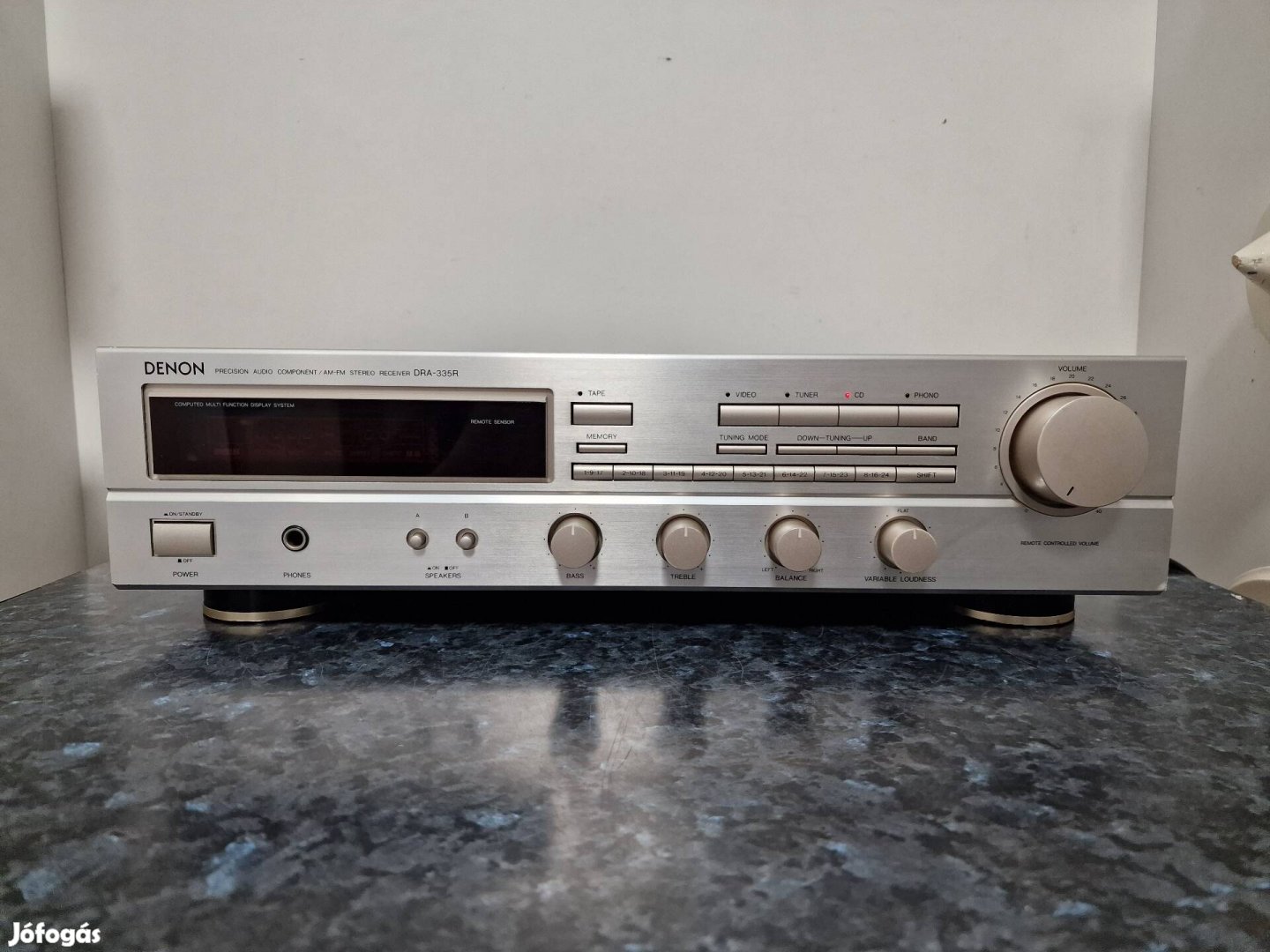 Denon Dra-335r stereo rádiós erősítő, kijelző hibával 