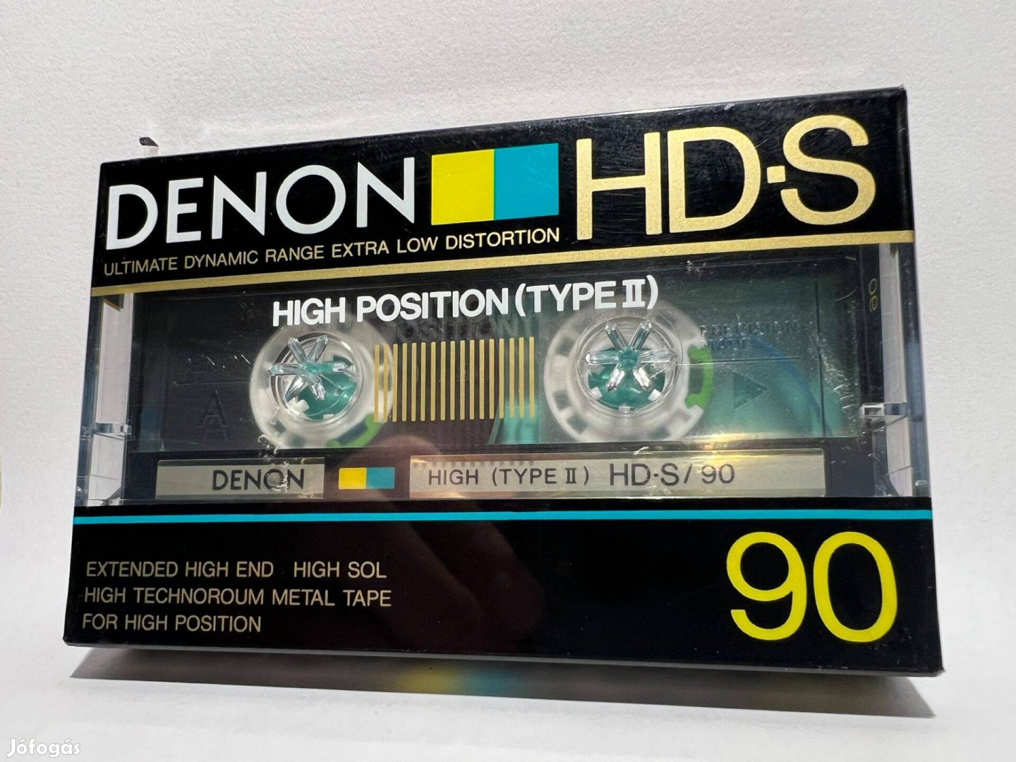 Denon HD-S 90 magnó kazetta, 1985, új, Japán piacos