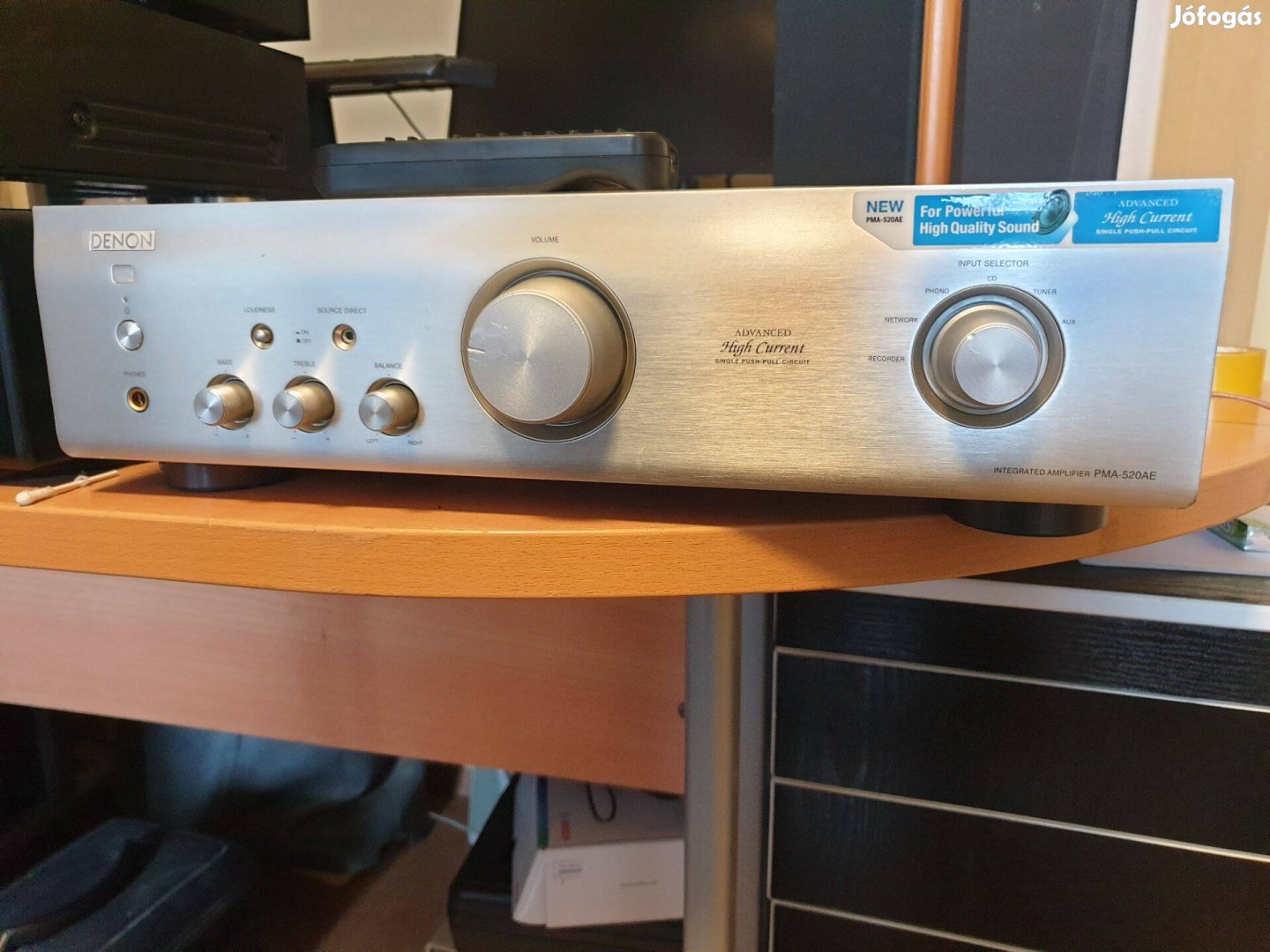 Denon PMA520AE Erősítő Gyönyörű Hanggal Táv!
