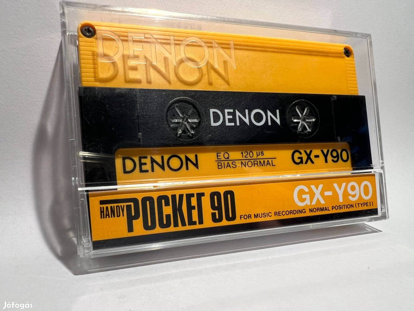 Denon Pocket Gx-Y90 magnó kazetta, 1985, használt, Japán piacos