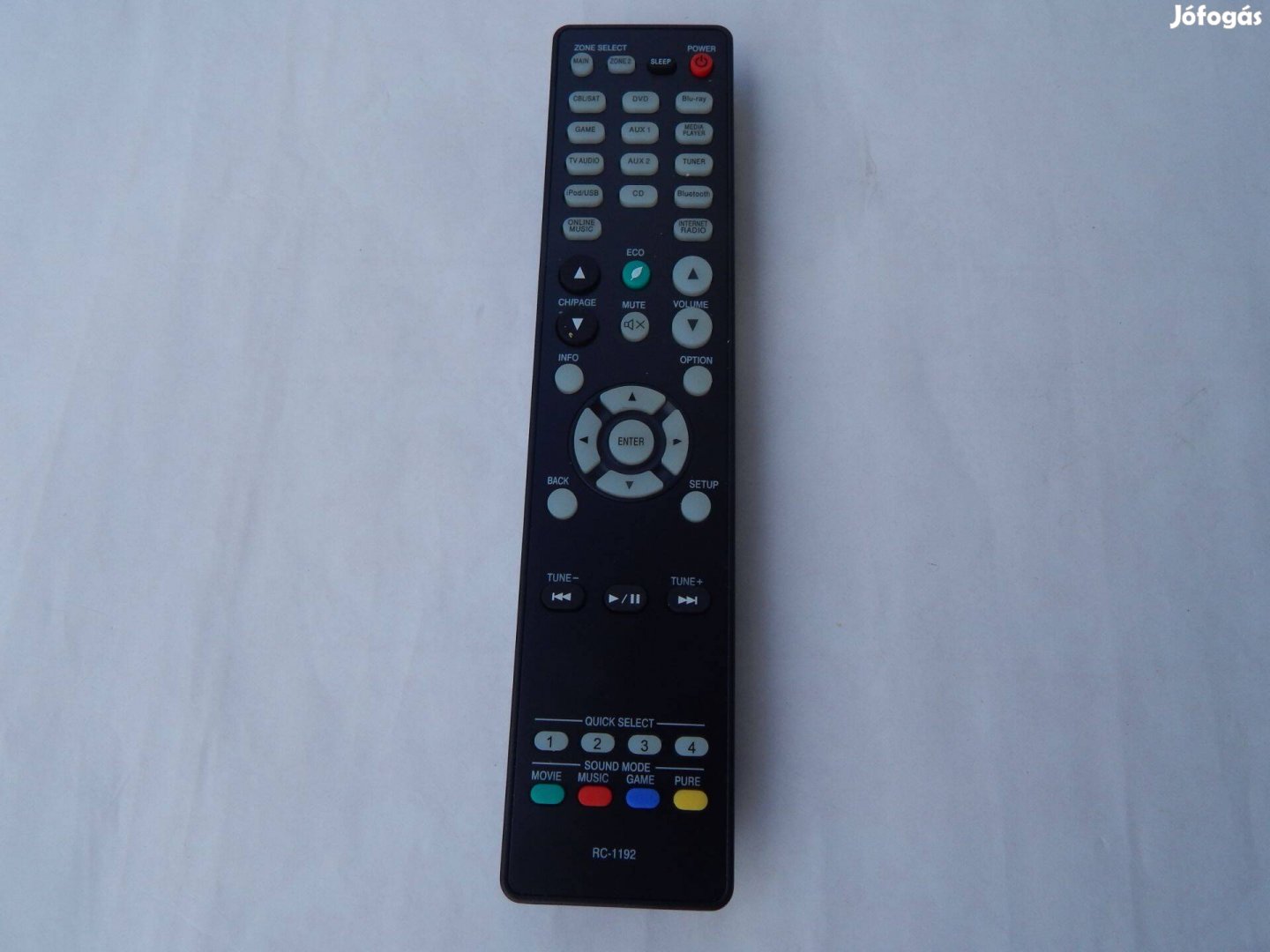 Denon RC-1192 Tipusú Távirányító Erősítő Távkapcsoló Új