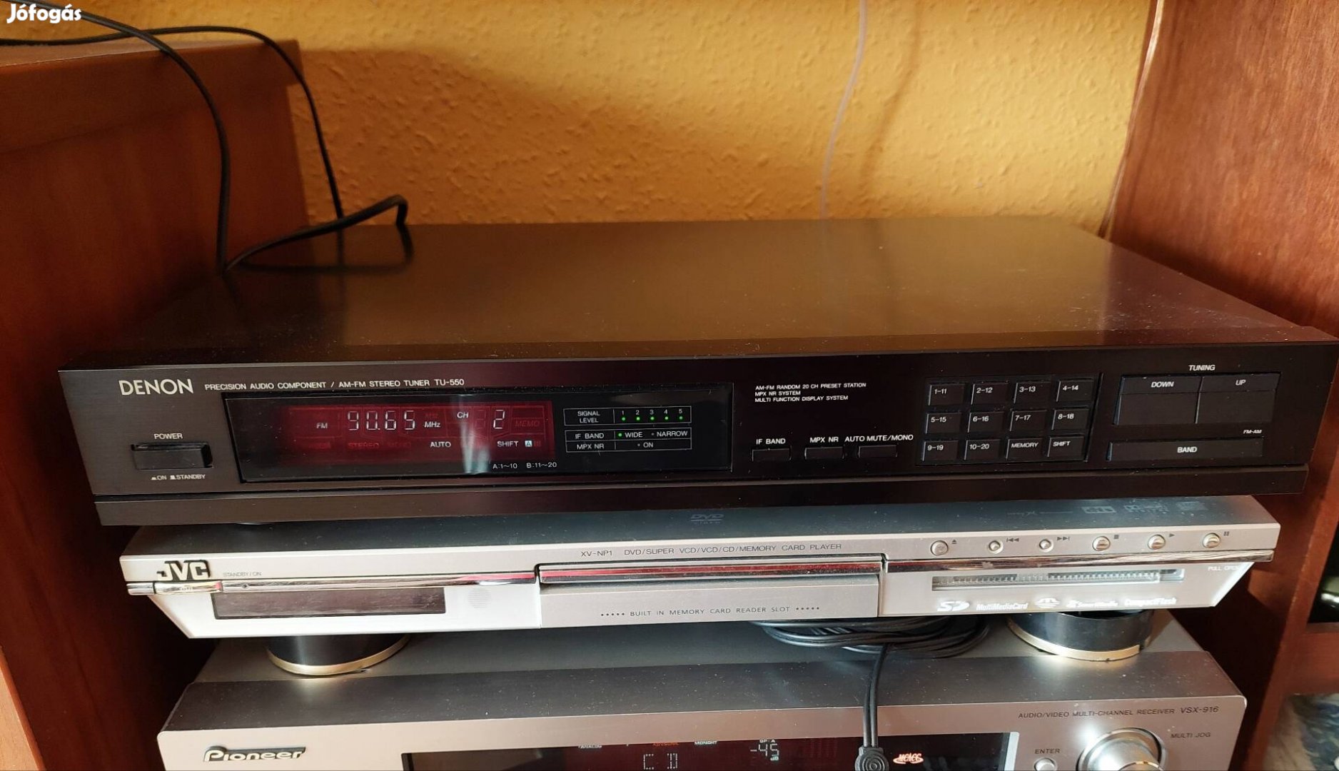 Denon Tu550 csúcs hifi stereo tuner, Japán eredeti...