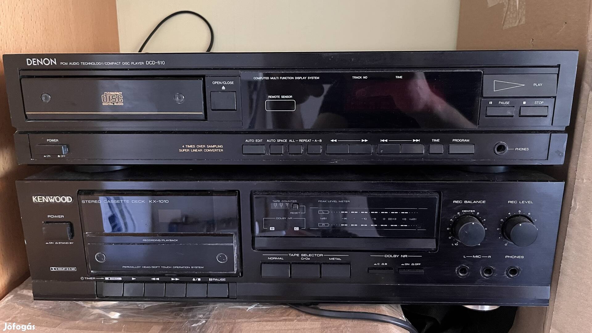 Denon cd+Kenwood deck