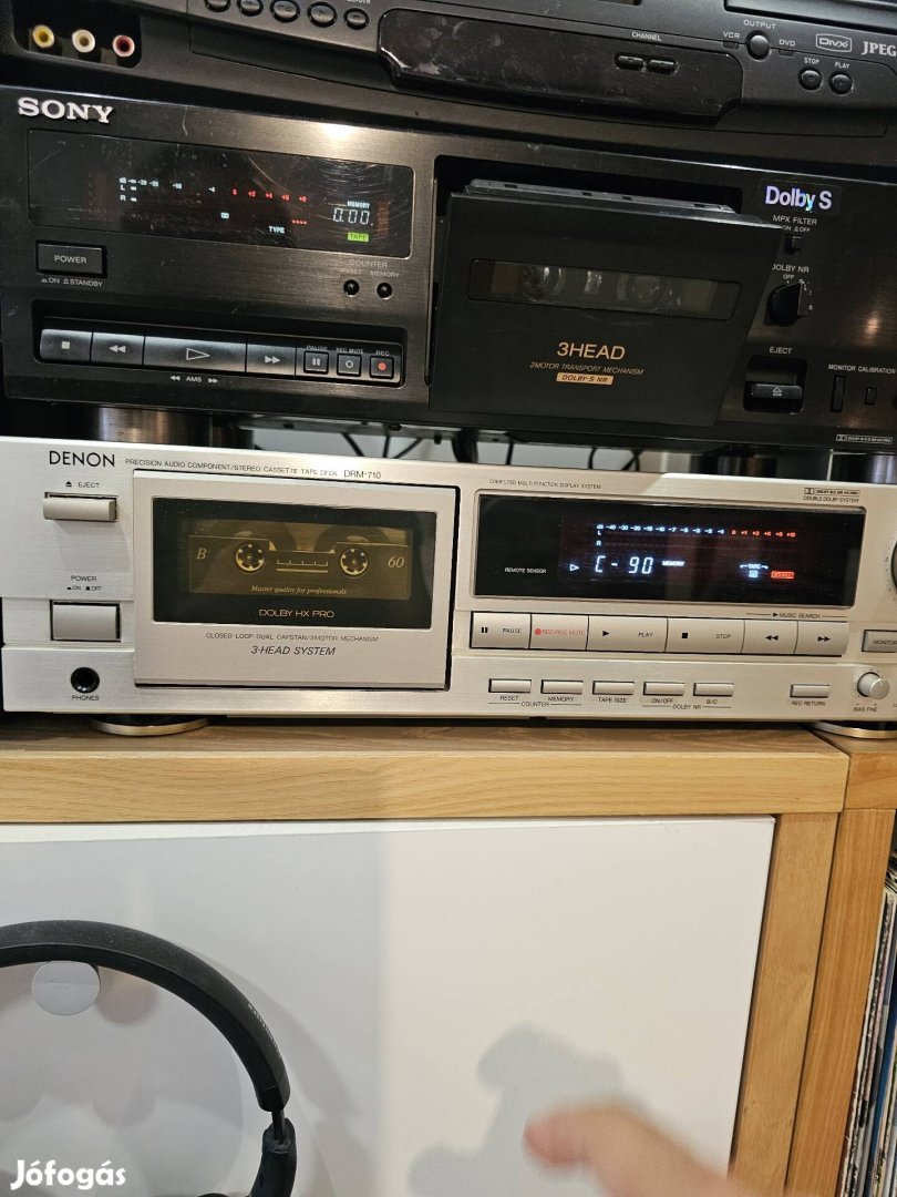 Denon drm-710 kazettás deck