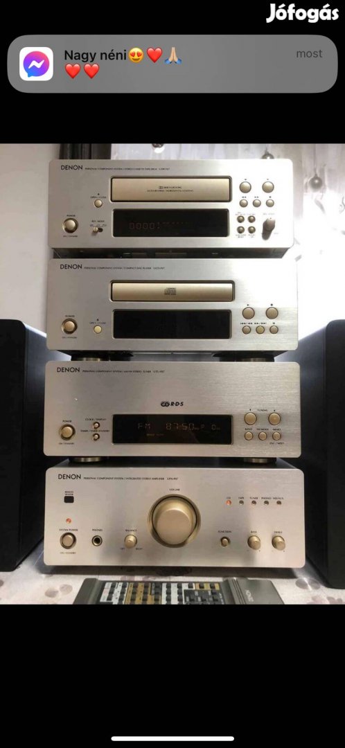 Denon hifi torony 