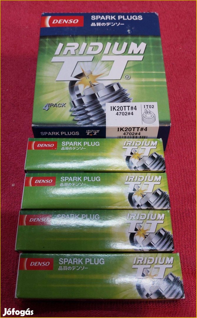 Denso Iridium TT IK20TT 4702 Gyújtógyertya szett(4db egydobozban)