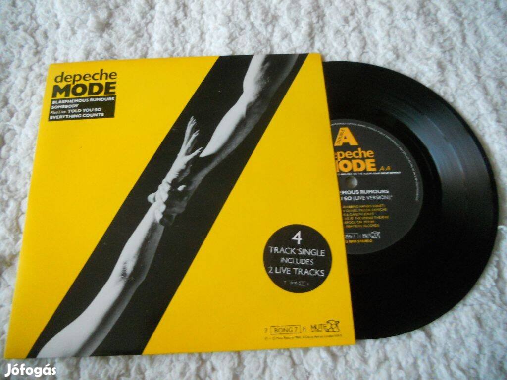 Depeche MODE : Blasphemous rumours 7" ( UK ) 4 track