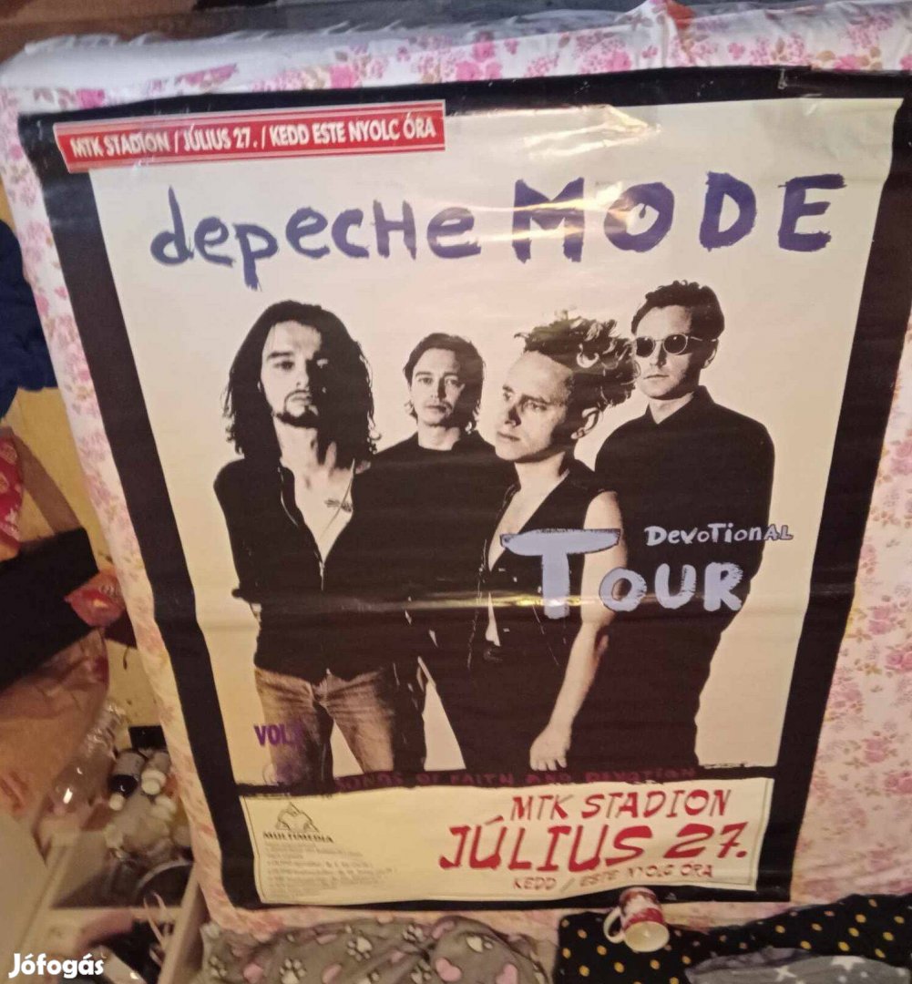 Depeche Mode 1993-as Koncert Plakát