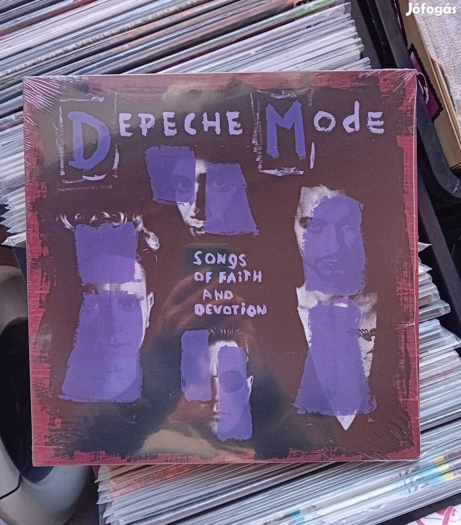 Depeche Mode- Songs Of Faith And Devotion  bakelit lemez bontatlan uj