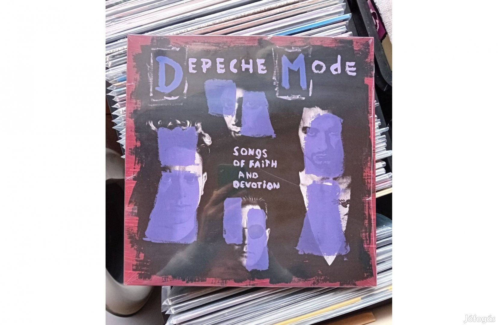 Depeche Mode - Songs of Faith and Devotion Bakelit Lemez LP Bontatlan