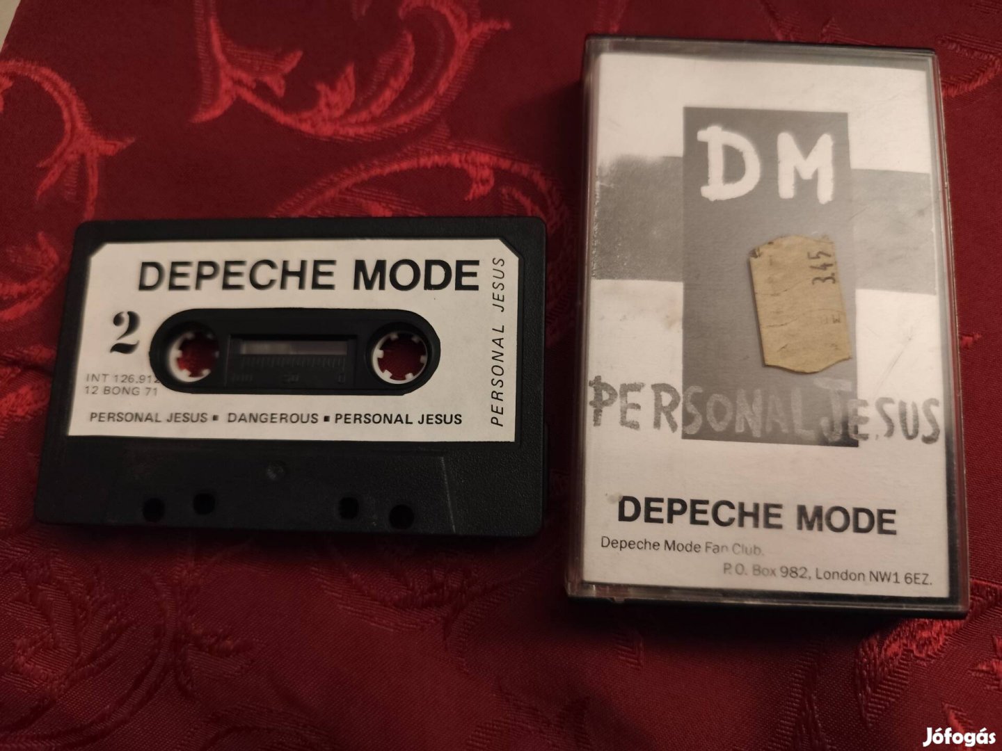 Depeche Mode personal Jesus maxi kazetta fénymásolt borítóval 1989 