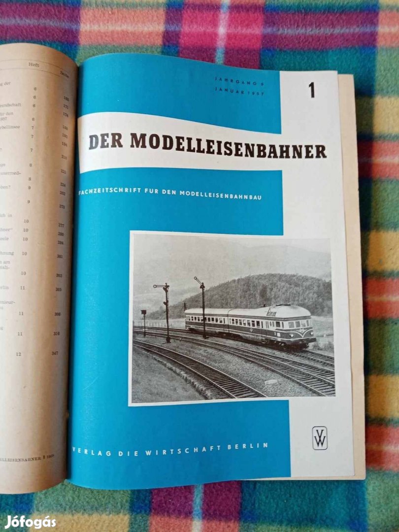 Der Modelleisenbahner Vasútmodellezés 1957 Teljes évfolyam Vasút