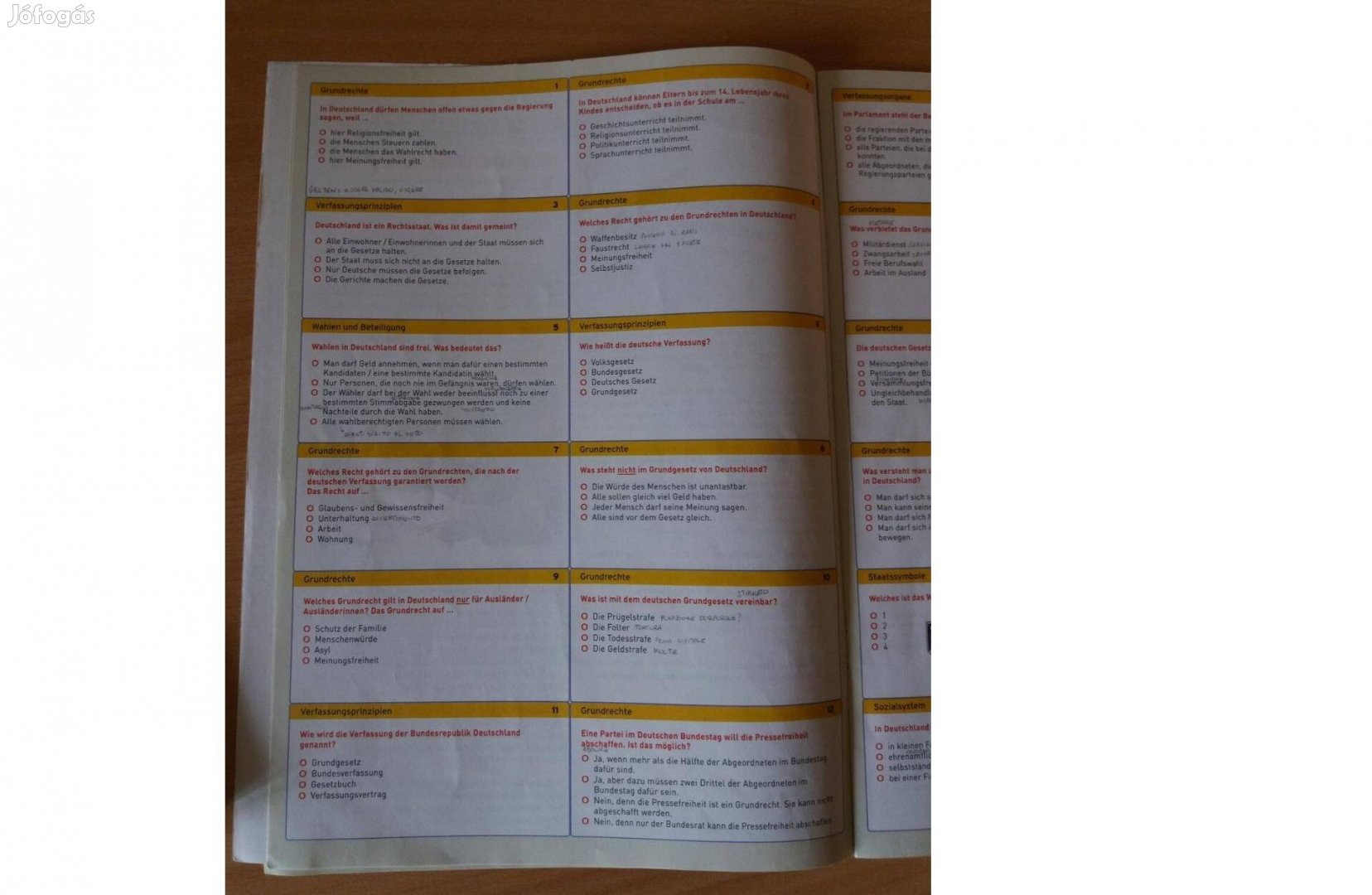 Der Test, Leben in Deutschland, munkavállaláshoz, BW, új