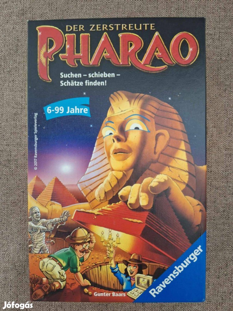 Der zestreute Pharao utazó társasjáték