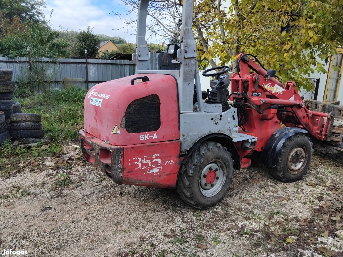 Derékcsuklós rakodógép Weidemann