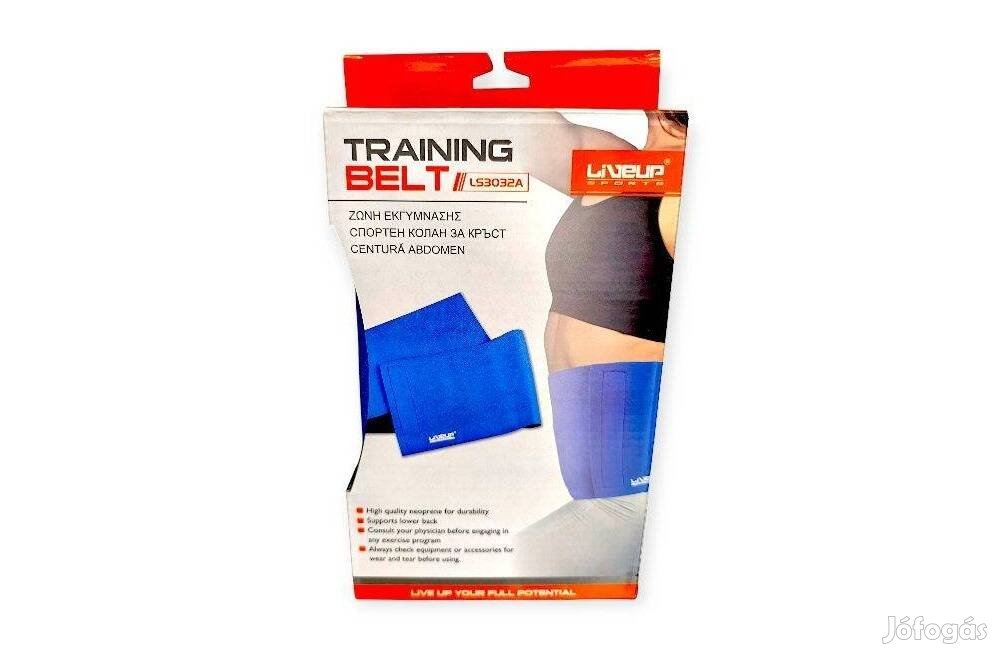 Deréktámasz öv hátfájásra állítható, tépőzáras gerinctartó